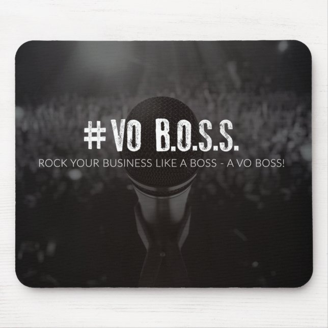 VO BOSS Rock Your Mouse Pad Mousepad (Vorne)