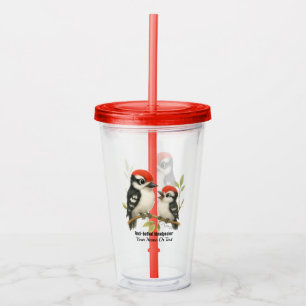 Vocal Red-Blies Woodpecker Acryltrinkbecher