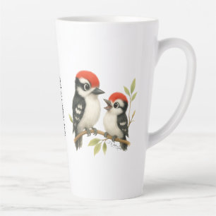 Vocal Red-Blies Woodpecker Milchtasse