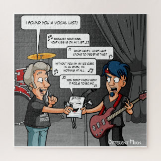 Vocalist Music Spaß Funny Puzzle