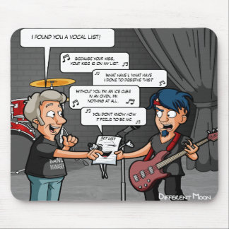 Vocalist-Musik-Spaß-lustige Mausunterlage Mousepad