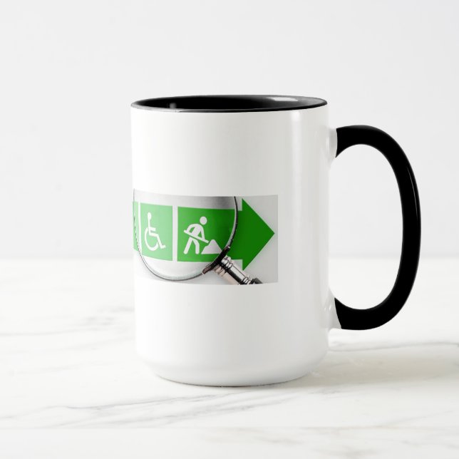 VocRehabRadio Logo-Tasse Tasse (Rechts)