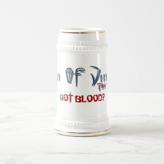 VOD - Got Blut-Tasse Bierglas (Mittel)