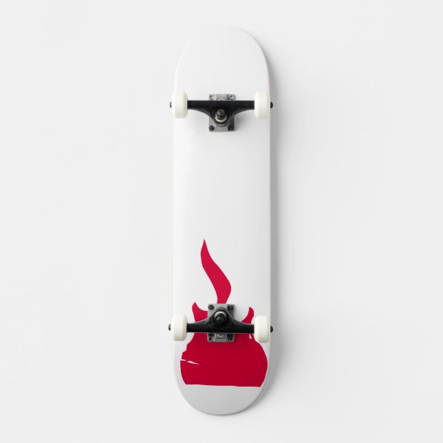 VODEKO® Flame Deck Skateboard (Vorderseite)