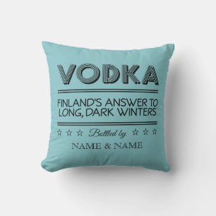 VODKA Farbwerfer-Kissen Kissen