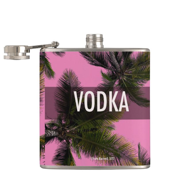 Vodka Flask Flachmann (Geöffnet)