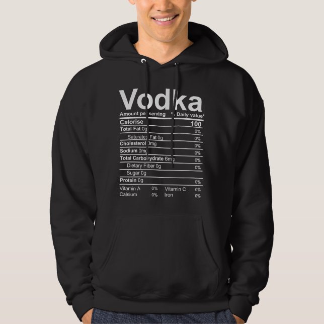 Vodka Hoodie (Vorderseite)