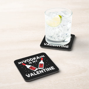 Vodka ist mein Valentine Getränkeuntersetzer