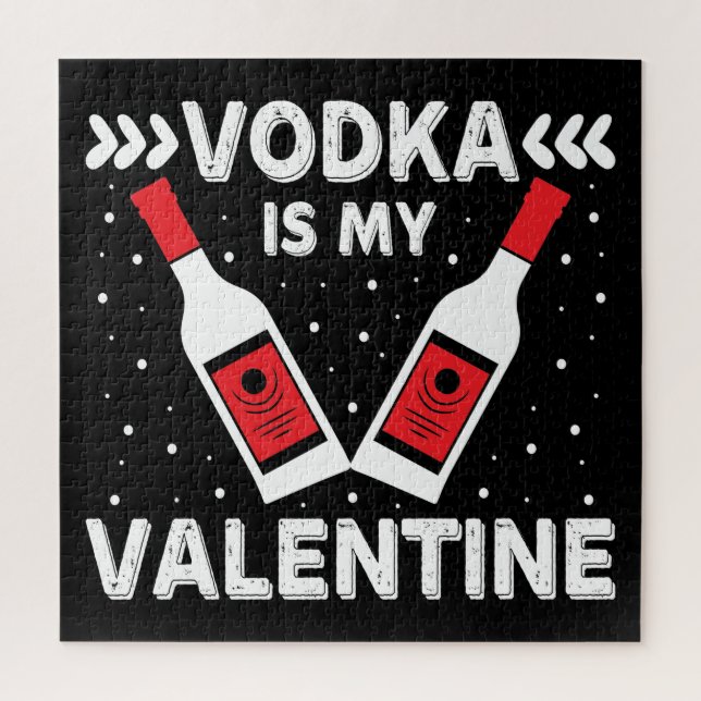 Vodka ist mein Valentine Puzzle (Vertikal)
