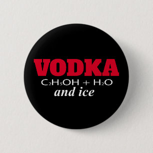 Vodka und Eis Button