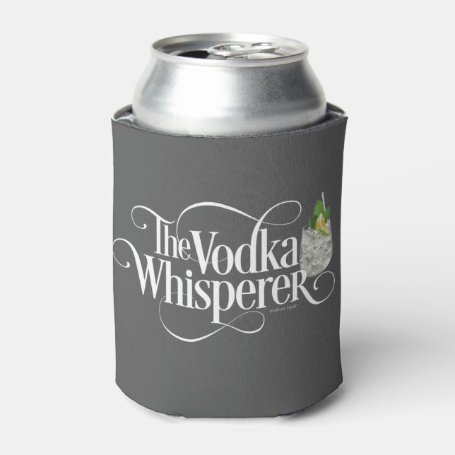 Vodka Whisperer Can Cooler Dosenkühler (Kanne Vorderseite)