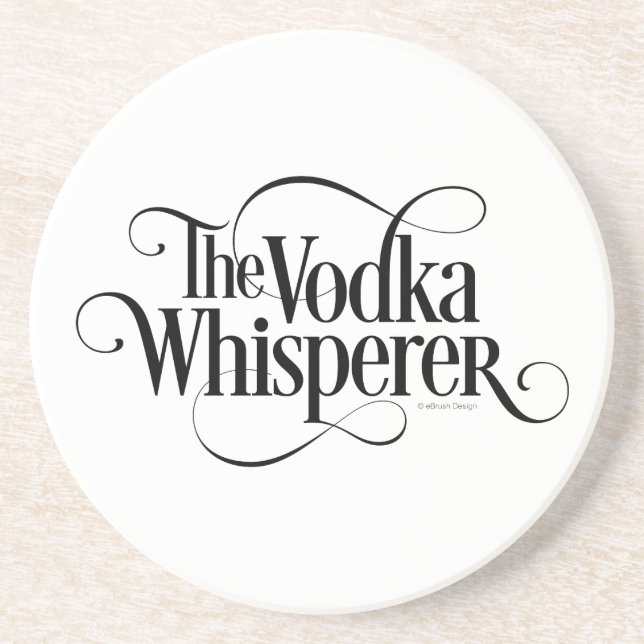 Vodka Whisperer Getränkeuntersetzer (Vorne)