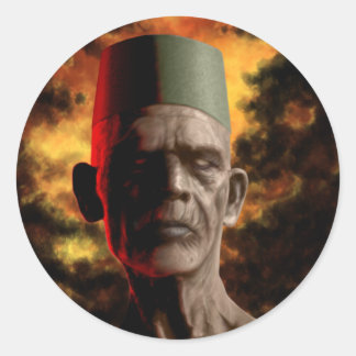 "Vodun Bokor" von HATE Runder Aufkleber