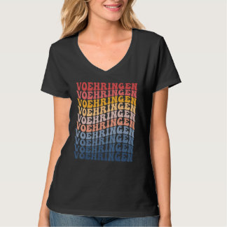 Voehringen City Groovy Retro T-Shirt
