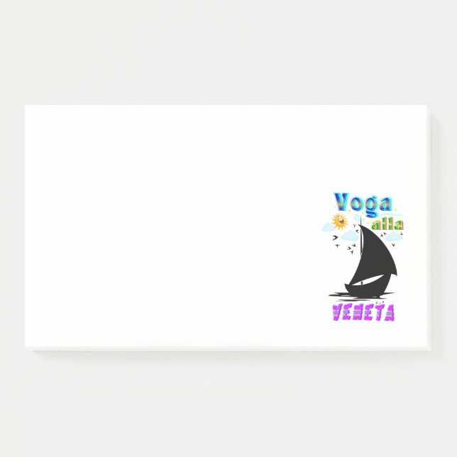 Voga alla Veneta Post-it Klebezettel (Vorderseite)