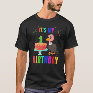 Vögel 1. Geburtstag Niedlicher Vogel Tiergrafik T-Shirt