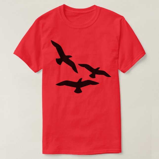 Vögel 1 T-Shirt (Design vorne)