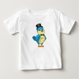 Vogel als Bräutigam mit Band Baby T-shirt