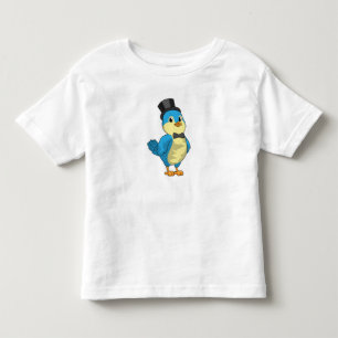 Vogel als Bräutigam mit Schleife Kleinkind T-shirt