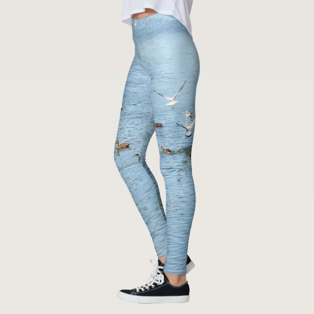 Vögel auf dem Summer River Leggings (Links)