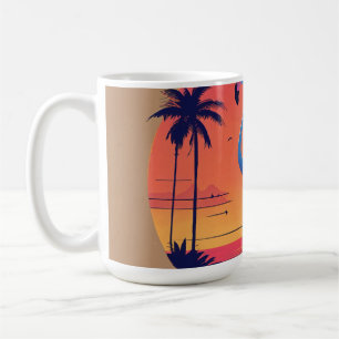 Vögel auf der Leitung – Cartoon-Flock Tee Kaffeetasse