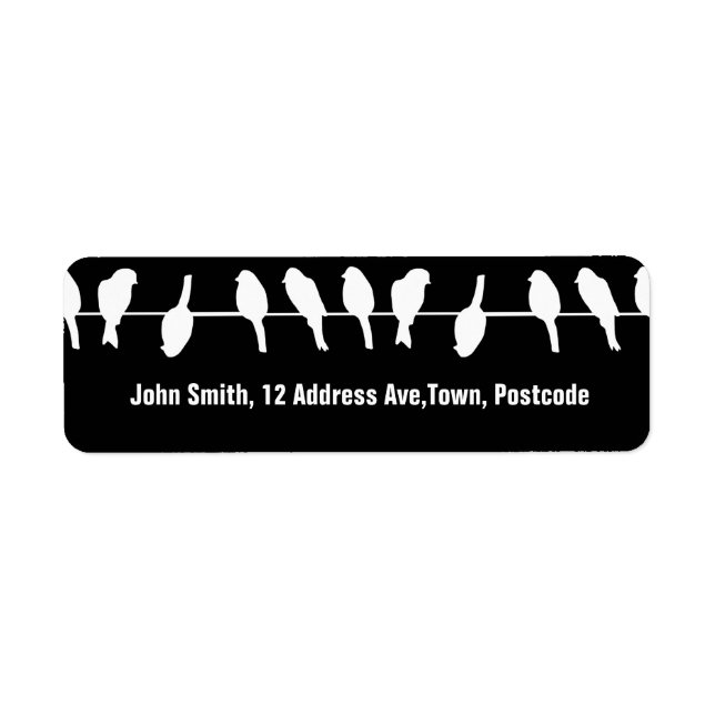 Vögel auf Draht - wagen, anders zu sein (schwarz) (Vorne)