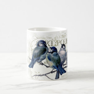 Vögel auf einem Ast Tasse