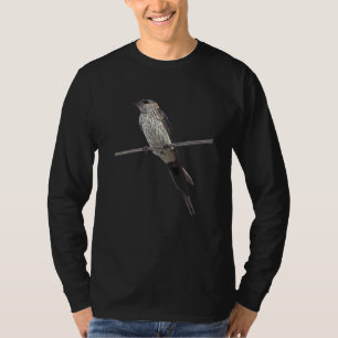 Vogel auf einem Draht Rotschwanz-Rauchschwalbe Vek T-Shirt
