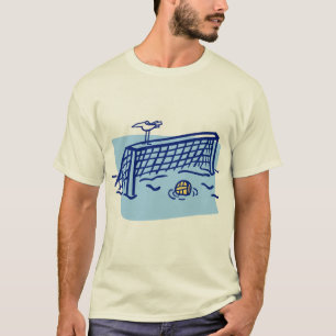 Vogel auf einem Wasserball-Ziel T-Shirt
