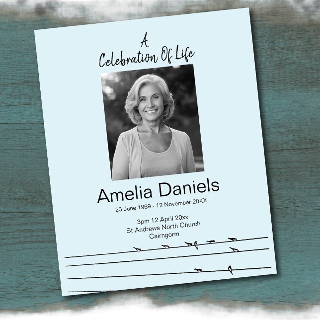 Vögel auf einer Wire-Feier des Lebensfotos Einladung (Von Creator hochgeladen)