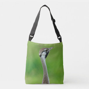 Vögel auf Grasland in Afrika Serengeti Tragetaschen Mit Langen Trägern