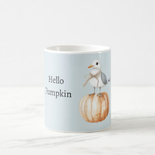 Vogel auf Kürbis Kaffeetasse