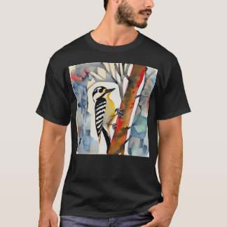 Vögel auf Vintagem Baum T-Shirt