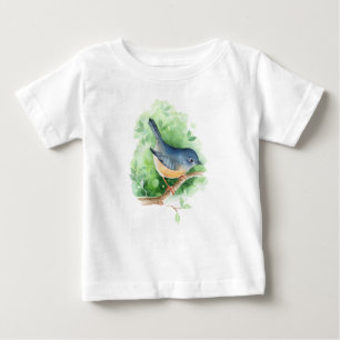 Vögel auf Zweig Baby T-shirt