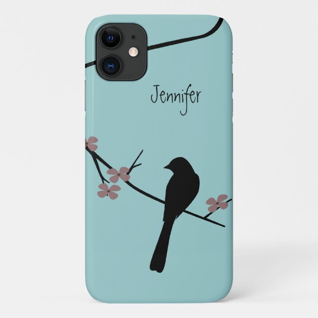 Vogel auf Zweig Case-Mate iPhone Hülle (Rückseite)