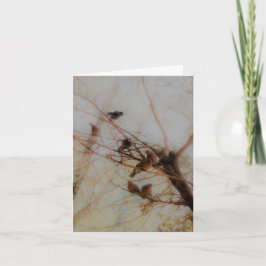 Vögel auf Zweigen Falte Karte