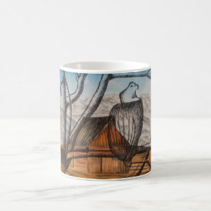 Vogel-Augen-Ansicht Tasse