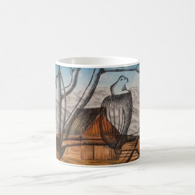 Vogel-Augen-Ansicht Tasse (Mittel)
