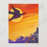 Vogel aus Zeit und Raum Postkarten