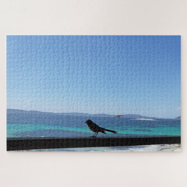 Vogel bei Beach Adult Puzzle (Horizontal)