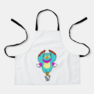 Vogel bei Ice Skaten mit Ice-Skaten.PNG Schürze