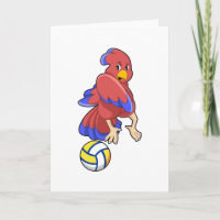Vogel beim Volleyball-Sport