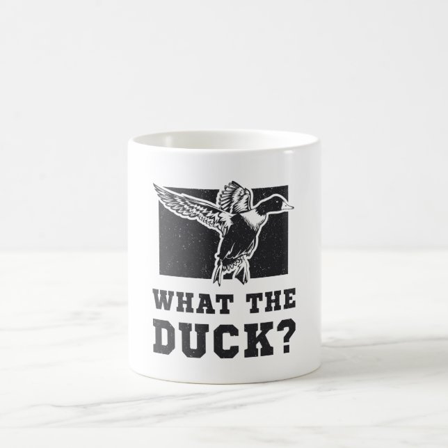 Vögel beobachten, was die Ente Vintage Vogelbeobac Kaffeetasse (Mittel)