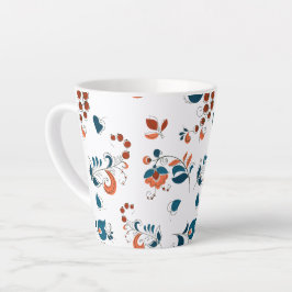 Vögel & Berries im russischen Stil Milchtasse