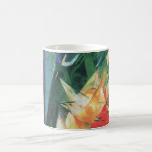 Vögel (Birds) von Franz Marc, Vintage-Cubismus-Kun Kaffeetasse