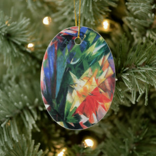 Vögel (Birds) von Franz Marc, Vintage-Cubismus-Kun Keramikornament