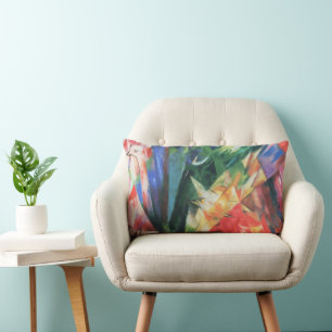 Vögel (Birds) von Franz Marc, Vintage-Kubismus-Kun Lendenkissen