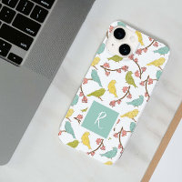 Vögel & Blüten Mit Monogramm Aquarellbilder
