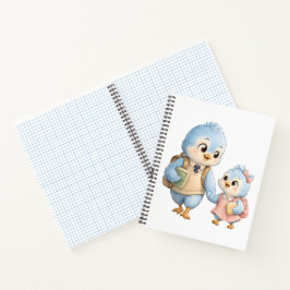 Vogel Bruder Schwester Schreibjournal Notizbuch
