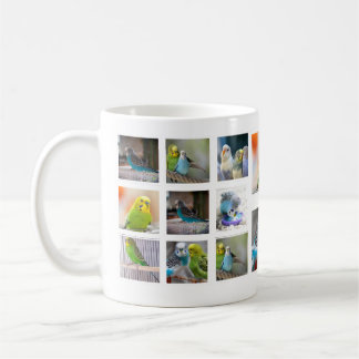 Vogel-Collagen-Foto-Tasse Kaffeetasse